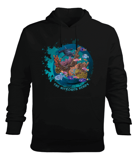 Tisho - SD-64 Reef - Resif Erkek Kapüşonlu Hoodie Sweatshirt