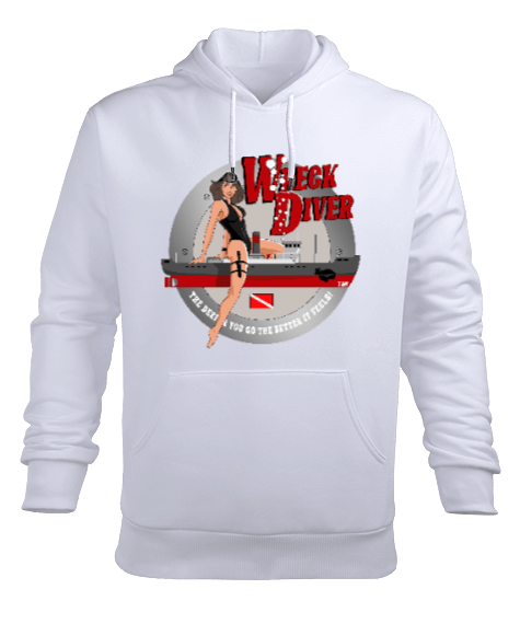 Tisho - SD-65 Wreck Diver Erkek Kapüşonlu Hoodie Sweatshirt