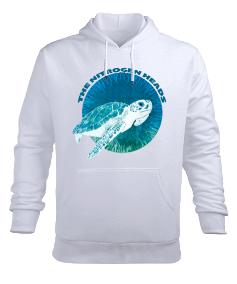 Tisho - SD-67 Kaplumbağa Erkek Kapüşonlu Hoodie Sweatshirt