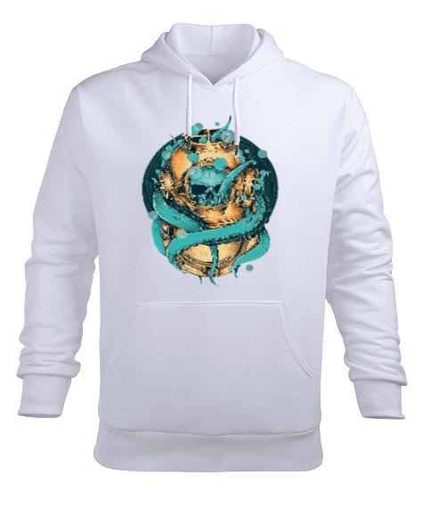 Tisho - SD-77 Helmet Diver Octopus Erkek Kapüşonlu Hoodie Sweatshirt