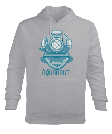 Tisho - SD-78 Blue Helmet Aquanaut Erkek Kapüşonlu Hoodie Sweatshirt