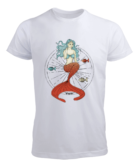 Tisho - SD-94 Mermaid - Denizkızı Erkek Tişört