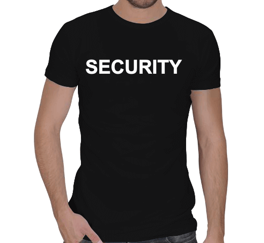 Tisho - Security Tişört Erkek Regular Kesim Tişört