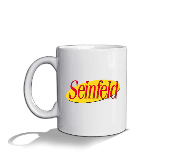 Tisho - Seinfeld Logo Beyaz Kupa Bardak