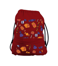 Şekerleme çikolata ve tatlı kaplı kalpli hediye Büzgülü Çocuk Sırt Çantası - Tisho