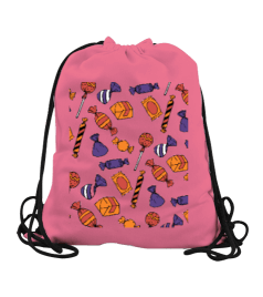 Şekerleme çikolata ve tatlı kaplı kalpli hediye Büzgülü Spor Çanta - Tisho