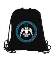 Selçuk,Selçuk logosu,Göktürk,Türkiye. Siyah Büzgülü Spor Çanta - Tisho