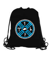 Selçuk,Selçuk logosu,Göktürk,Türkiye. Siyah Büzgülü Spor Çanta - Tisho