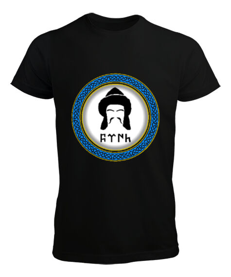 Tisho - Selçuk,Selçuk logosu,Göktürk,Türkiye. Siyah Erkek Tişört