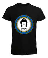 Selçuk,Selçuk logosu,Göktürk,Türkiye. Siyah Erkek Tişört - Tisho