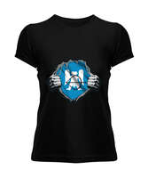 Selçuk,Selçuk logosu,Göktürk,Türkiye. Siyah Kadın Tişört - Tisho