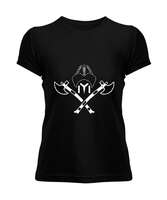 Selçuk,Selçuk logosu,Göktürk,Türkiye. Siyah Kadın Tişört - Tisho