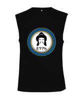 Selçuk,Selçuk logosu,Göktürk,Türkiye. Siyah Kesik Kol Unisex Tişört - Tisho