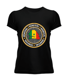Senegal,Senegal Bayrağı,Senegal flag,Senegal haritası. Kadın Tişört - Tisho