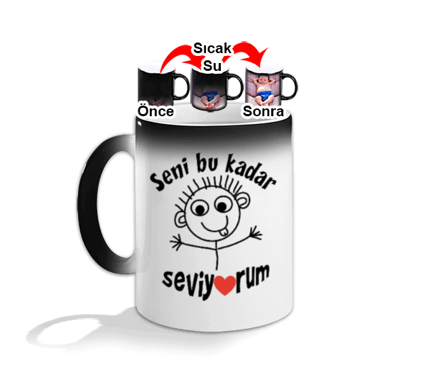 Tisho - Seni bu kadar seviyorum kupa bardak sihirli kupa Sihirli Kupa Bardak