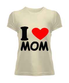 Seni Seviyorum Kalpli Kadın Tshirt Kadın Tişört - Tisho