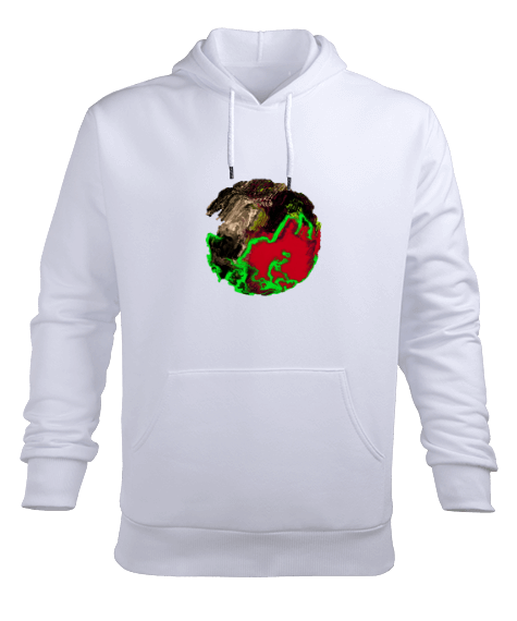 Tisho - Senin Dünyan Erkek Kapüşonlu Hoodie Sweatshirt