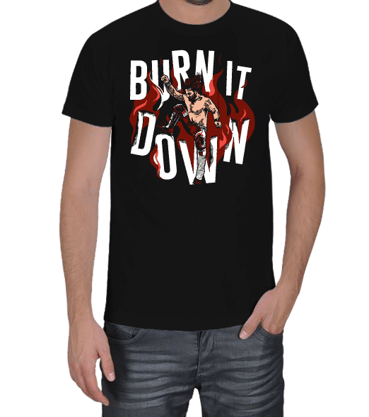 Seth Rollins Burn it Down Erkek Tişört