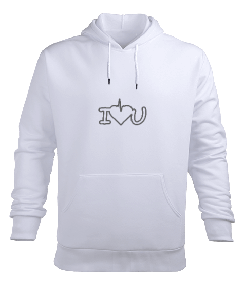 Tisho - Sevgi Erkek Kapüşonlu Hoodie Sweatshirt