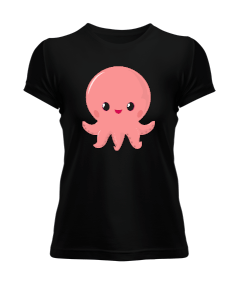 sevimli ahtapot Kadın Tişört - Tisho