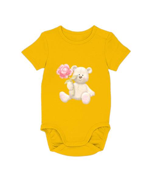 Tisho - SEVİMLİ AYICIK Sarı Bebek Zıbını