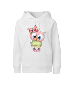 Sevimli baykuş Çocuk Unisex Hoodie Kapüşonlu - Tisho