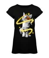 Sevimli Kediler - 1 Siyah Kadın Tunik - Tisho