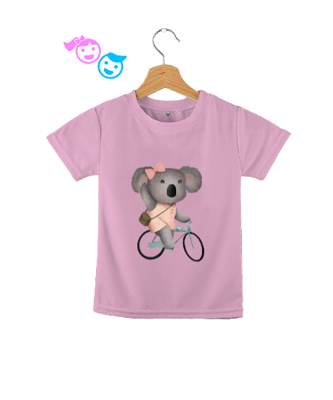 Tisho - Sevimli Koala Pembe Çocuk Unisex