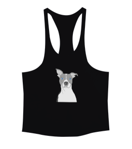 Sevimli Köpek- İllüstrasyon köpek Erkek Tank Top Atlet - Tisho