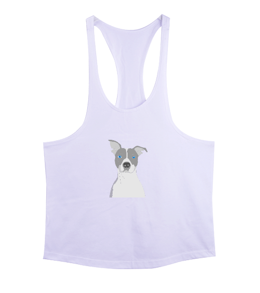 Tisho - Sevimli Köpek- İllüstrasyon köpek Erkek Tank Top Atlet