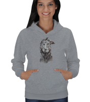 Sevimli Köpek Kadın Kapşonlu - Tisho