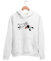 Sevimli Köpek - Sweet Dog V2 Beyaz Unisex Kapşonlu Sweatshirt - Tisho