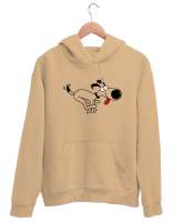 Sevimli Köpek - Sweet Dog V3 Camel Unisex Kapşonlu Sweatshirt - Tisho
