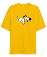 Sevimli Köpek - Sweet Dog V3 Sarı Oversize Unisex Tişört - Tisho