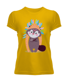 SEVİMLİ KUNDUZ Kadın Tişört - Tisho