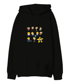 Sevimli meslekler Oversize Unisex Kapüşonlu Sweatshirt - Tisho