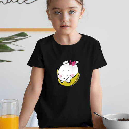 Sevimli Meyve Kız Çocuk Kısa Kol Tişört - Tekli Kombin
