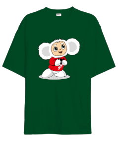 sevimli Oversize Unisex Tişört - Tisho