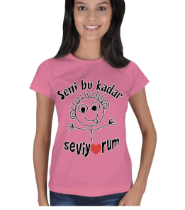 Seviyorum T-Shirt Kadın Tişört - Thumbnail