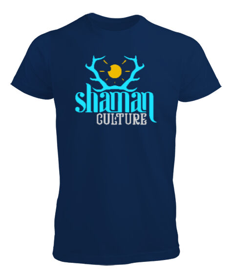 Tisho - Shaman Culture - Şaman Lacivert Erkek Tişört