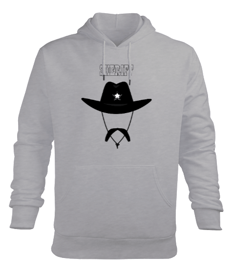 Tisho - sheriff sweatshirt Erkek Kapüşonlu Hoodie Sweatshirt