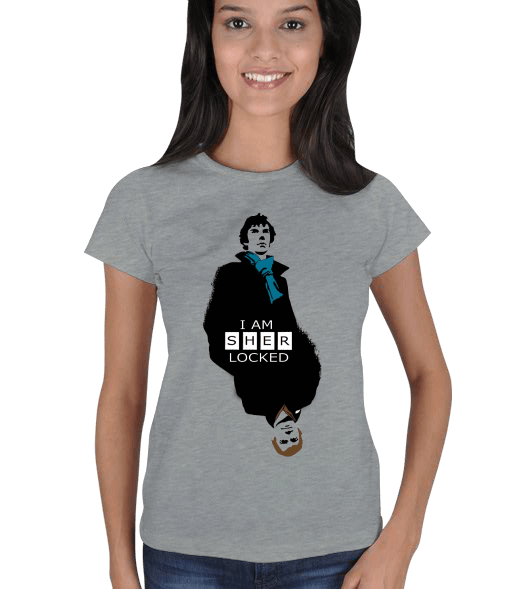 Tisho - Sherlock Holmes Kadın Tişört