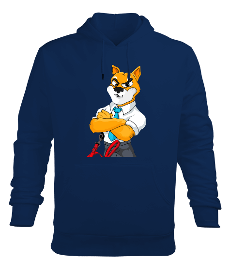 Tisho - Shiba Erkek Kapşonlu Erkek Kapüşonlu Hoodie Sweatshirt