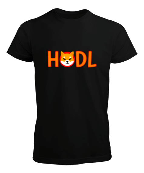 Tisho - Shiba Inu HODL v3T Black Erkek Tişört