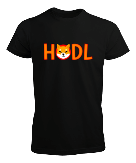 Tisho - Shiba Inu v3T HODL Black Erkek Tişört