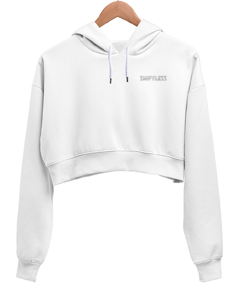 Tisho - Shiftless Crop Sweatshirt Kadın Crop Hoodie Kapüşonlu Sweatshirt