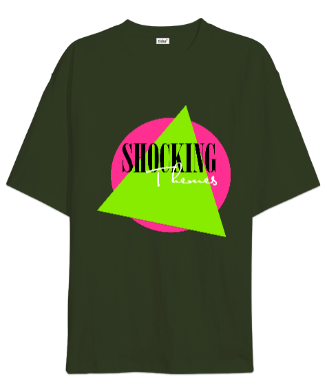 Tisho - Shocking Themes Tasarım Oversize Unisex Tişört