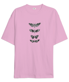 Tisho - Short Butterflies Oversize Unisex Tişört