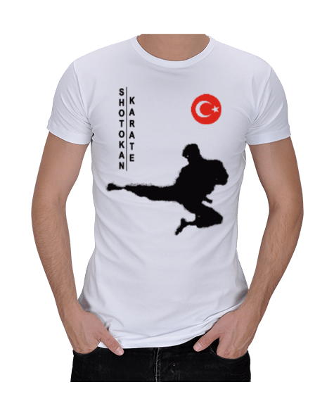 Tisho - Shotokan Karate Erkek Regular Kesim Tişört Tshirt Erkek Regular Kesim Tişört