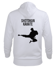 Shotokan Karate Fermarlı Sweatshirt Erkek Kapşonlu Fermuarlı - Thumbnail